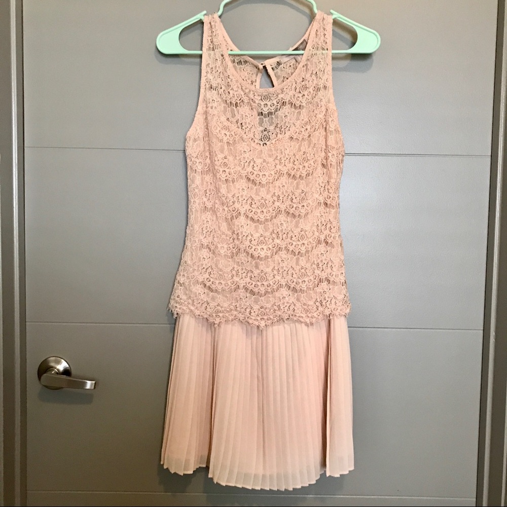 Light Pink Lace Dress